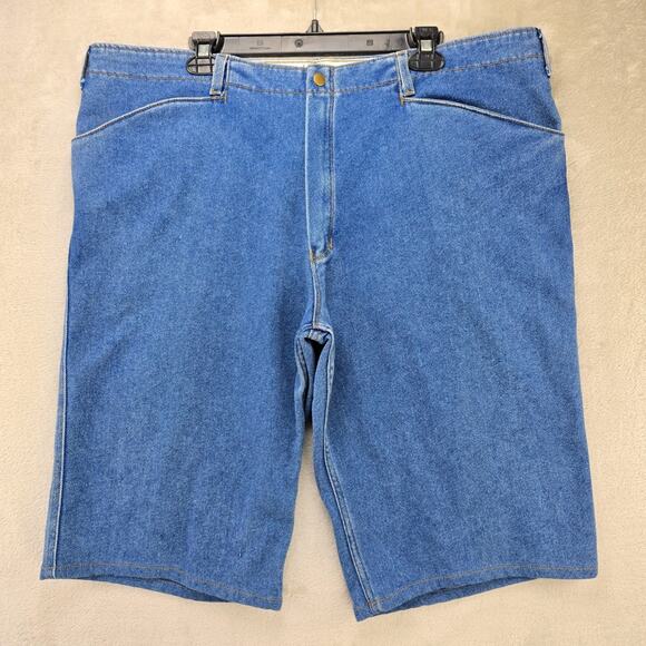 Hombre Other - Vintage Hombre Denim Shorts 38 (Fits 42x15) Blue Y2K Skater Chicano Ben Davis